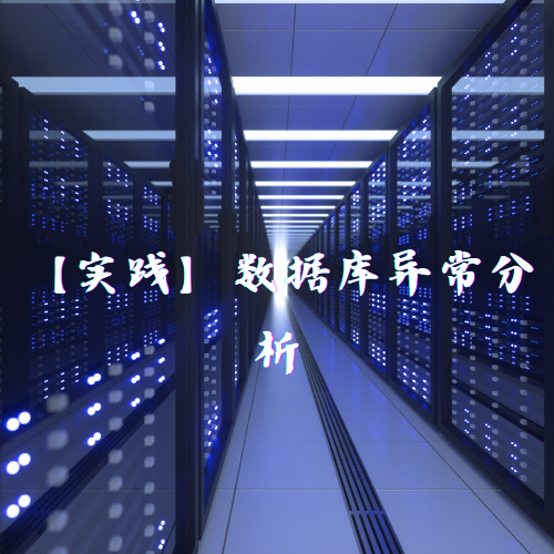 【实践】数据库异常分析